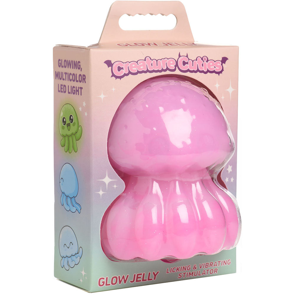 Creature Cuties Glow Jelly Licking & Vibrating Stimulator