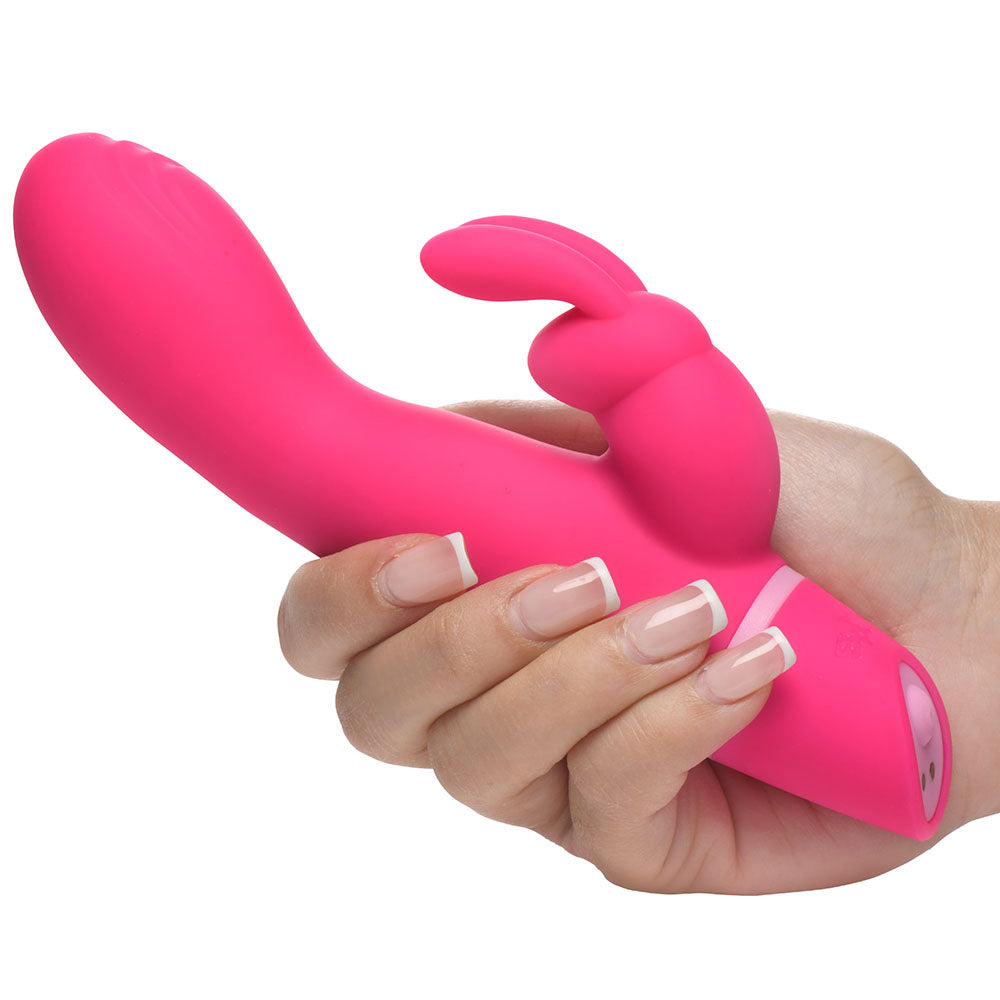 Bang! Come Hither Silicone Rabbit Vibrator Pink
