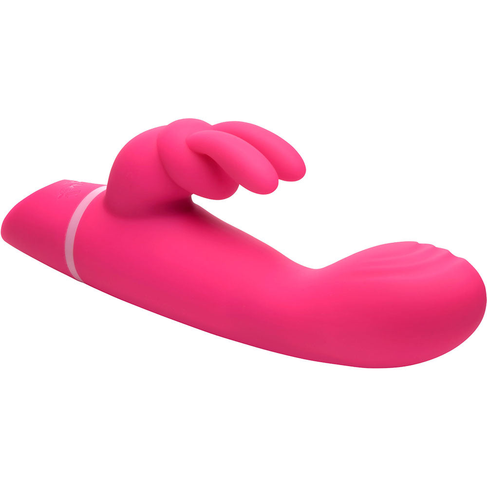 Bang! Come Hither Silicone Rabbit Vibrator Pink