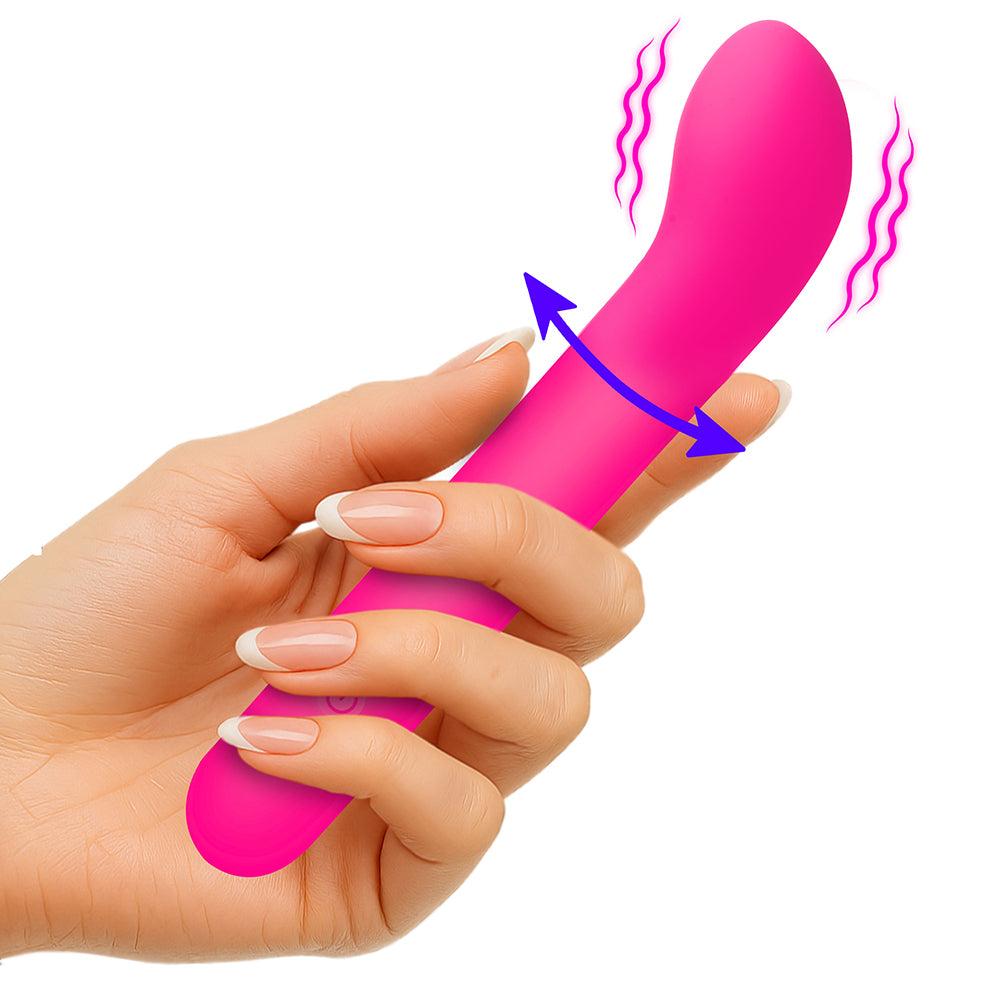 Bang! G-Spot Flexible Silicone Vibrator Pink