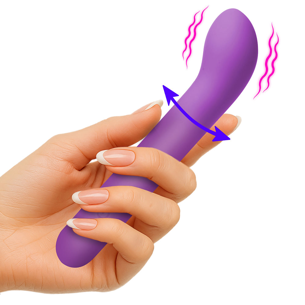 Bang! G-Spot Flexible Silicone Vibrator Purple