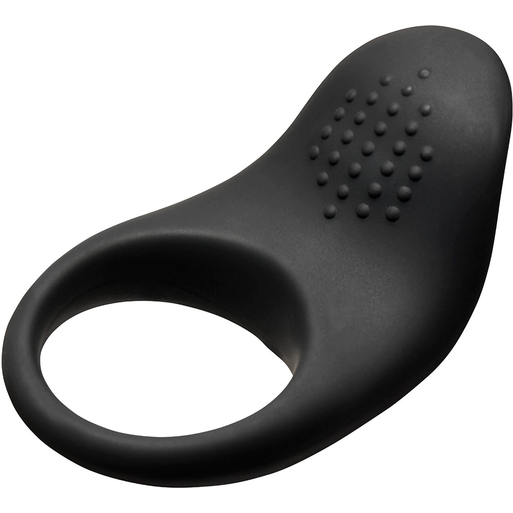 Bang! Vibrating Silicone Cock Ring Black