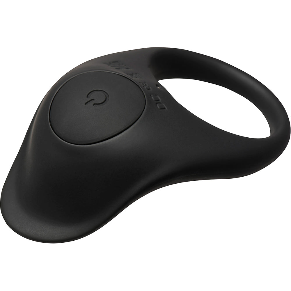 Bang! Vibrating Silicone Cock Ring Black