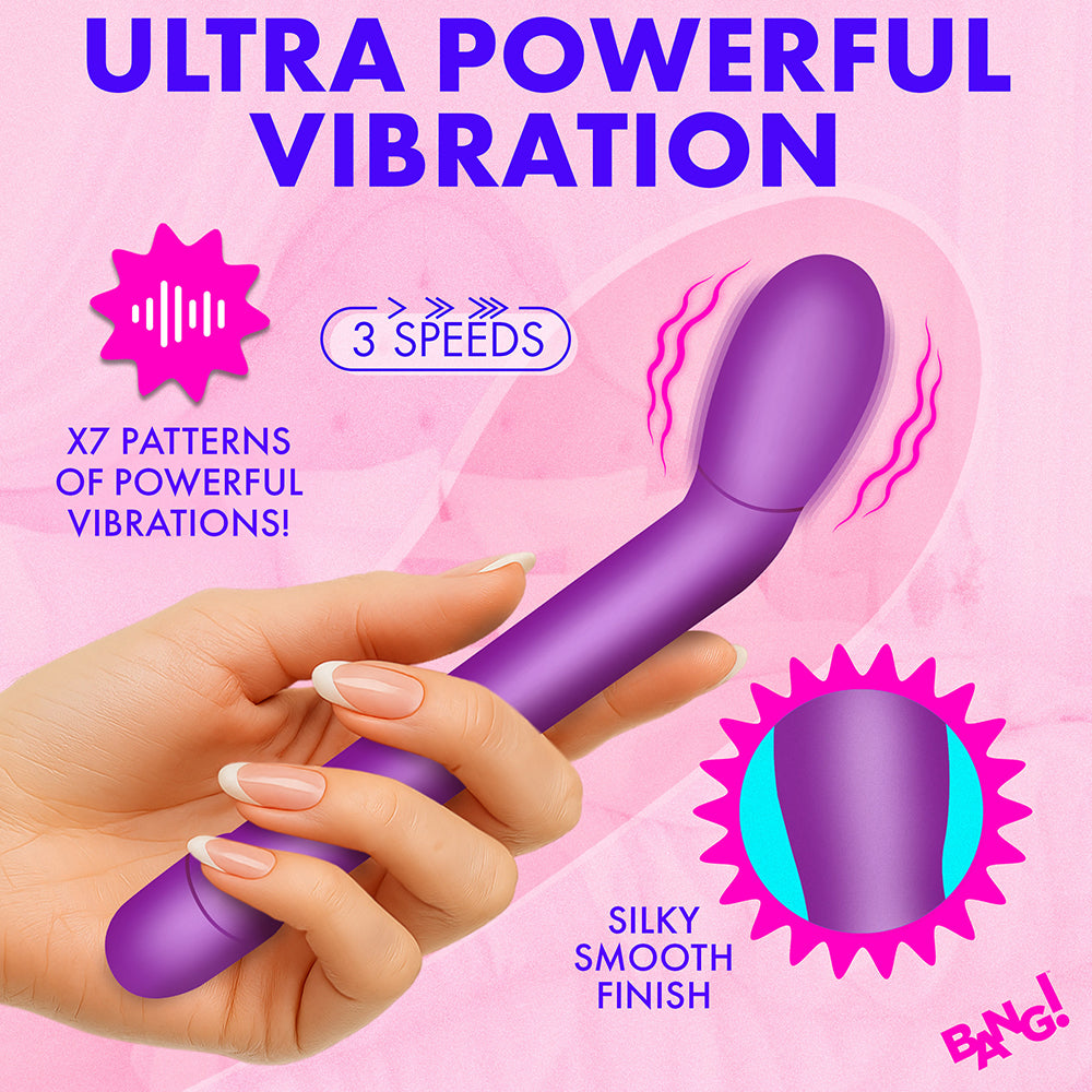 Bang! Slim G-Spot Vibrator Purple