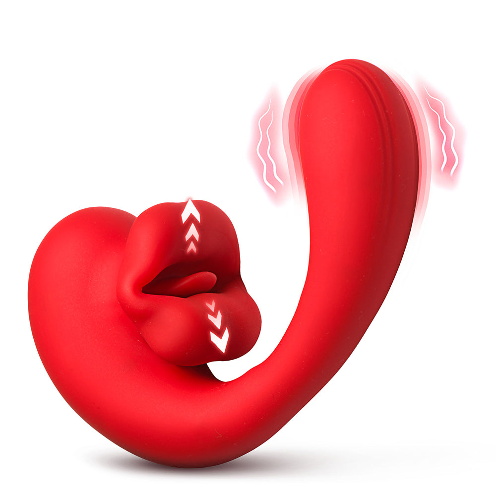 Lickgasm G-Kiss Kissing G-Spot Silicone Vibrator