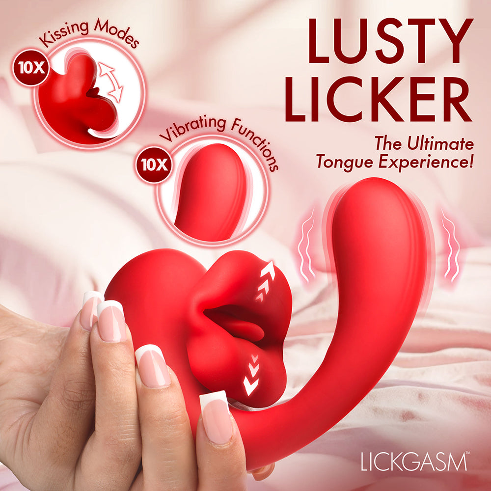 Lickgasm G-Kiss Kissing G-Spot Silicone Vibrator