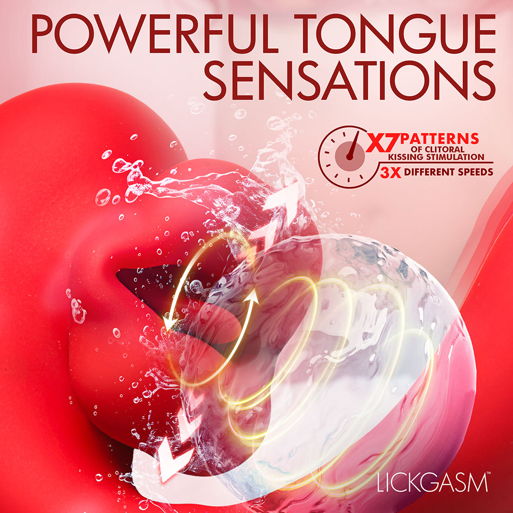 Lickgasm G-Kiss Kissing G-Spot Silicone Vibrator