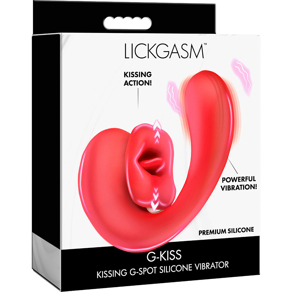 Lickgasm G-Kiss Kissing G-Spot Silicone Vibrator