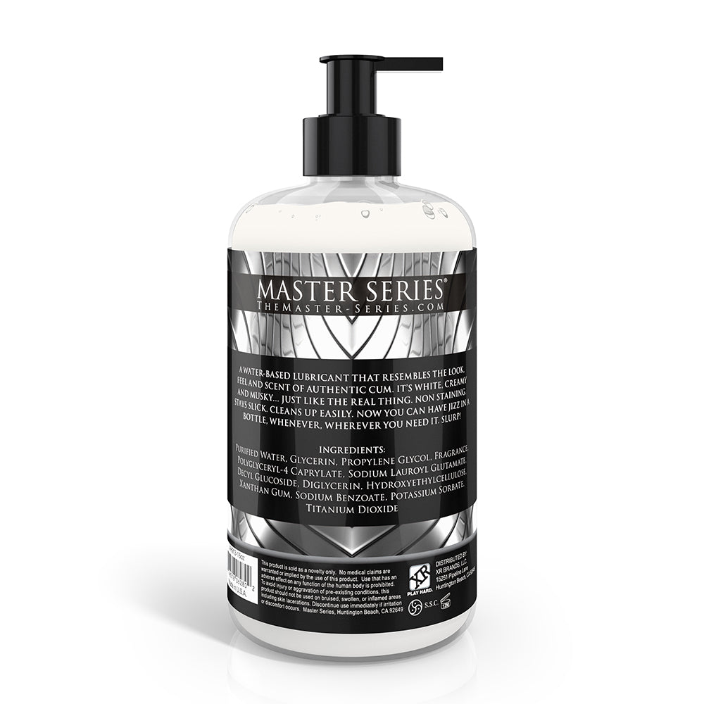 Master Series Jizz Cum-Scented Water-Based Lube 16 oz.