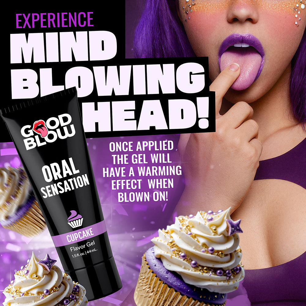 Good Blow Oral Sensation Cupcake Flavor Gel