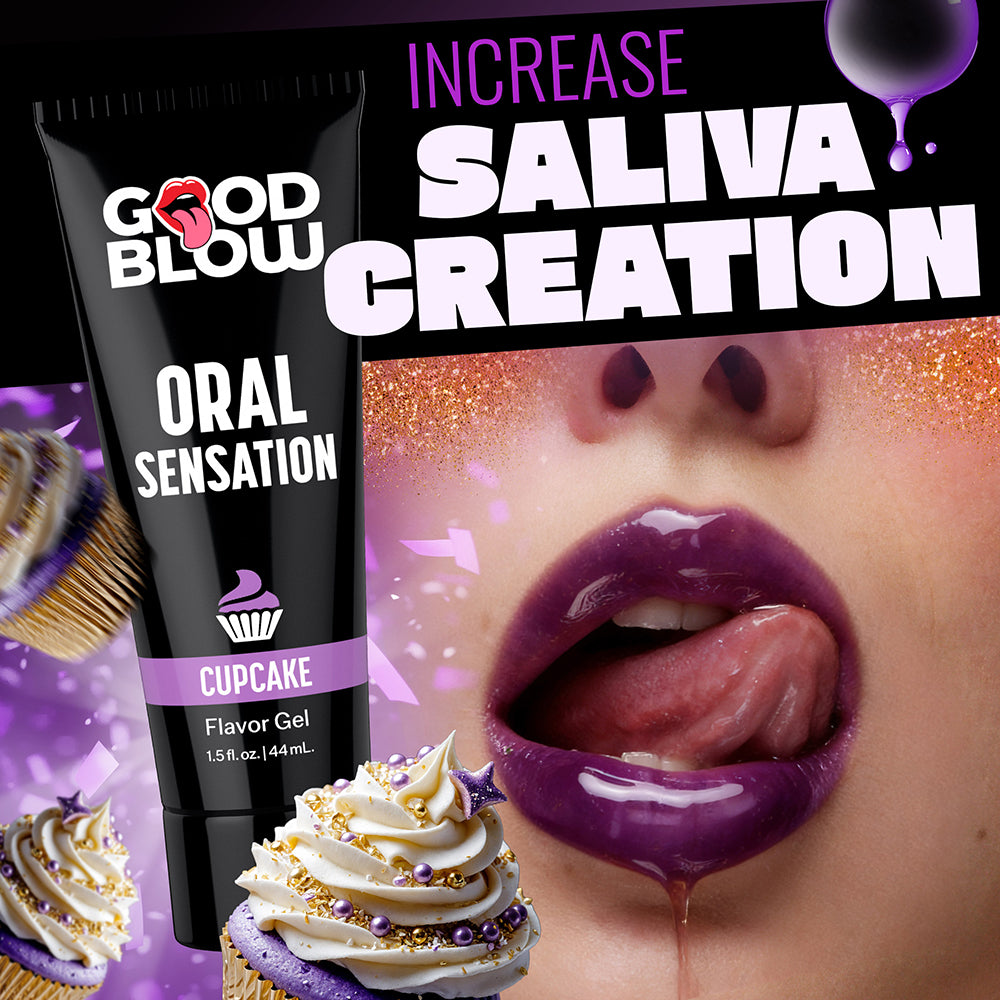 Good Blow Oral Sensation Cupcake Flavor Gel