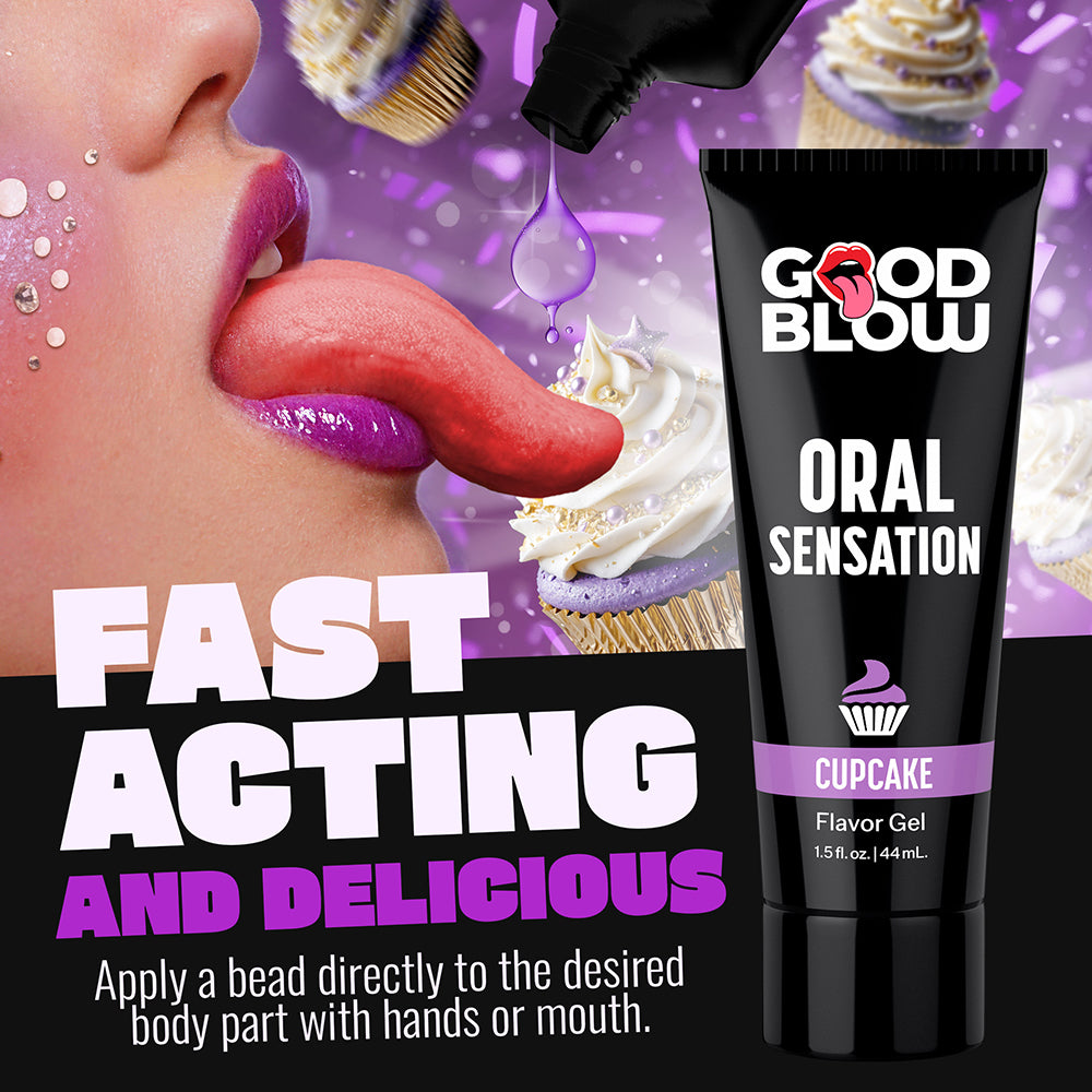 Good Blow Oral Sensation Cupcake Flavor Gel