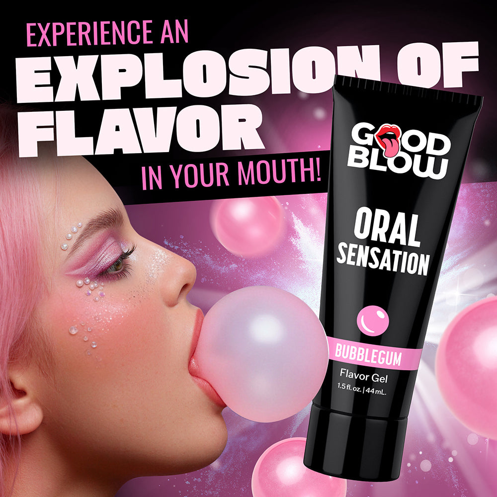 Good Blow Oral Sensation Bubblegum Flavor Gel