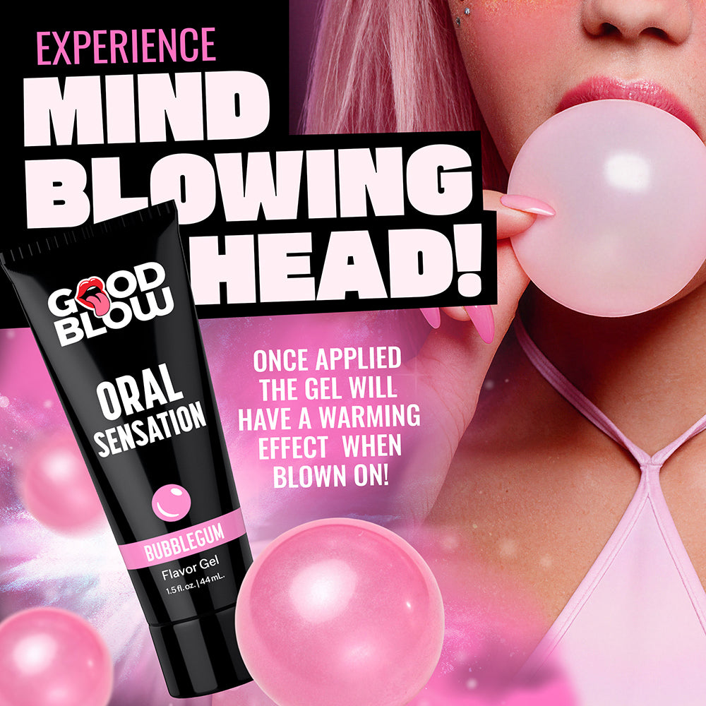 Good Blow Oral Sensation Bubblegum Flavor Gel