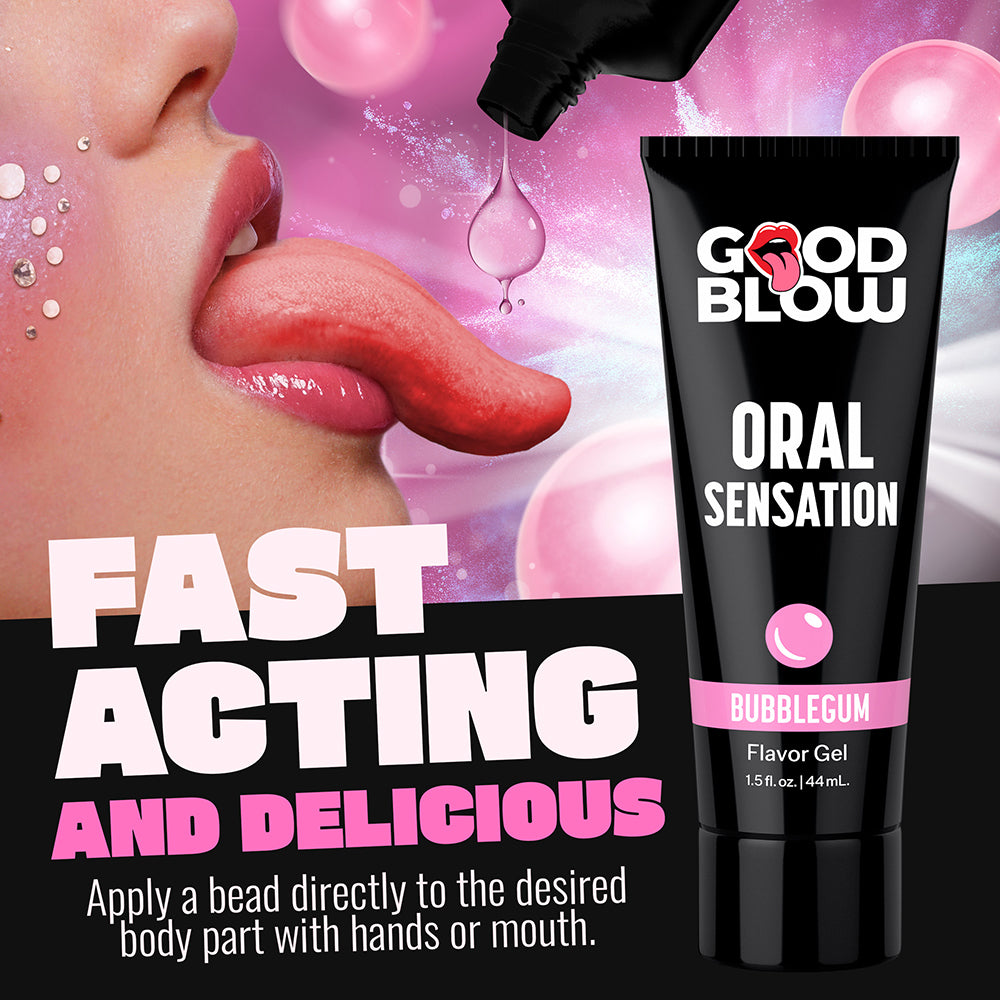 Good Blow Oral Sensation Bubblegum Flavor Gel