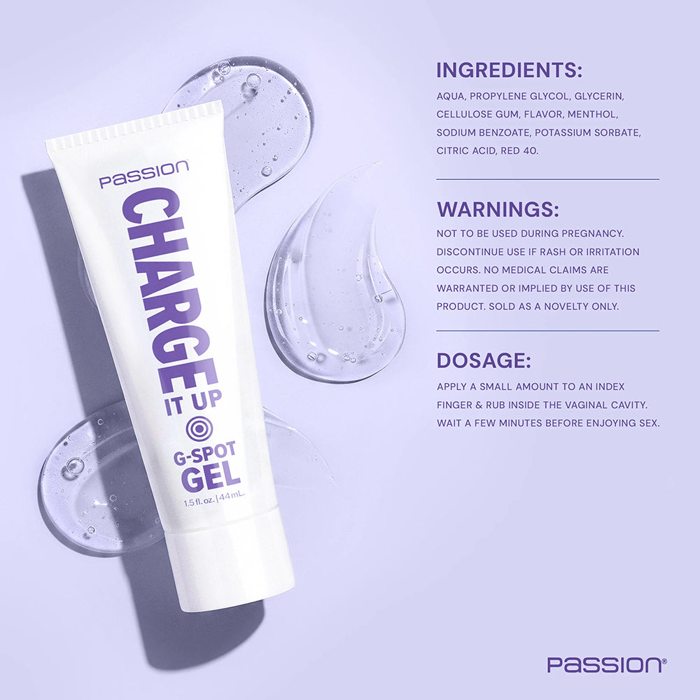Passion Charge Up G-Spot Gel 1.5 oz.