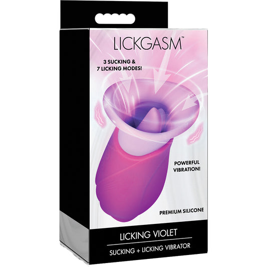 Lickgasm Licking Violet Sucking + Licking Vibrator