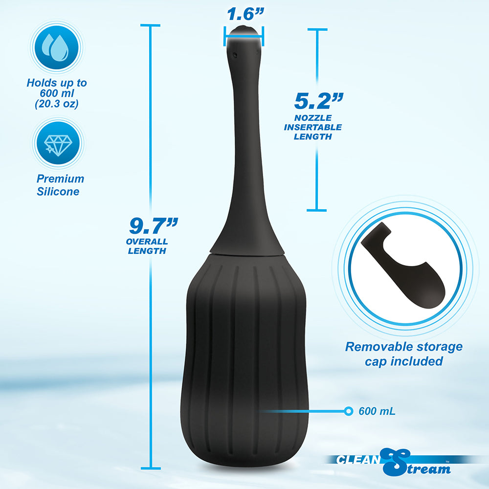 Cleanstream Silicone Enema Bulb W/ Poseable Nozzle