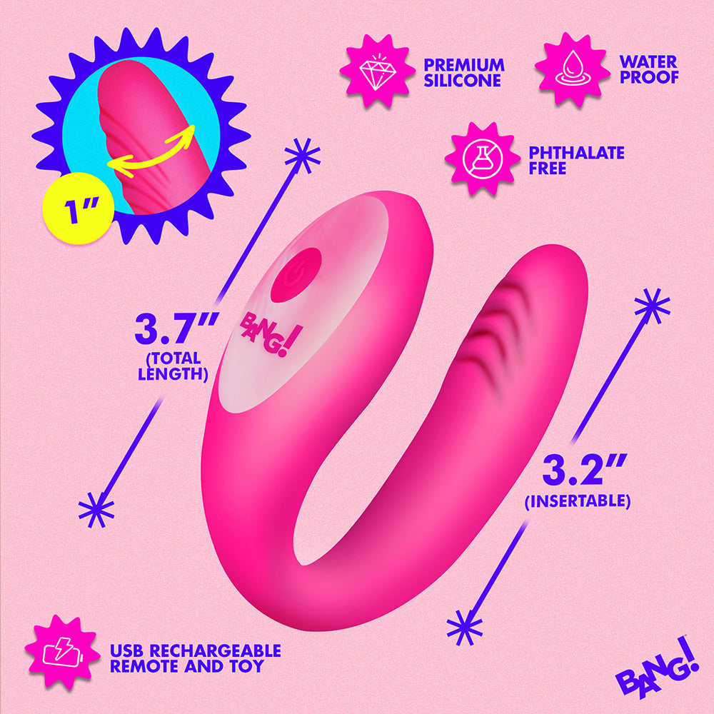 Bang! Gyrating G-Spot Vibrator Pink