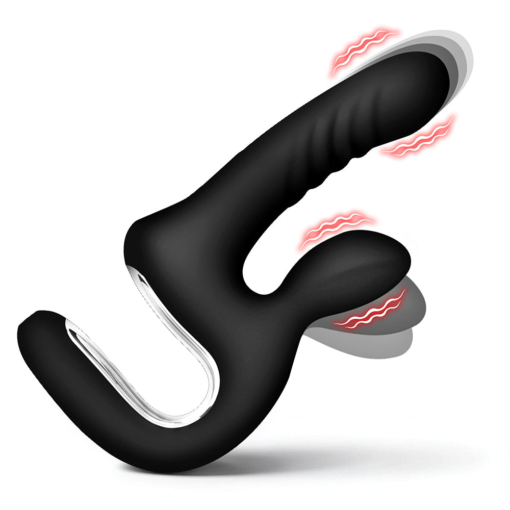 Master Series Thrust Pounder Thrusting Silicone Vibrator