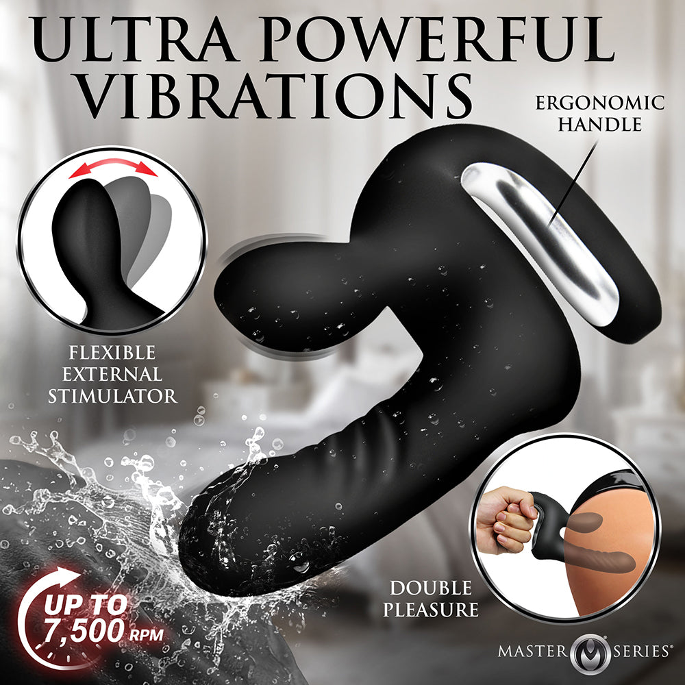 Master Series Thrust Pounder Thrusting Silicone Vibrator