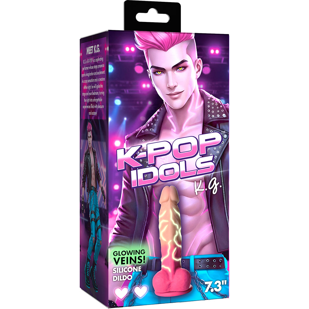 K-Pop Idols K.G. Silicone Dildo With Balls