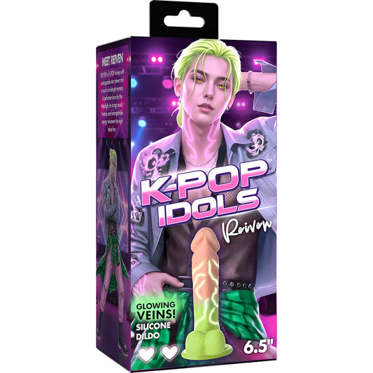 K-Pop Idols Reiven Silicone Dildo With Balls