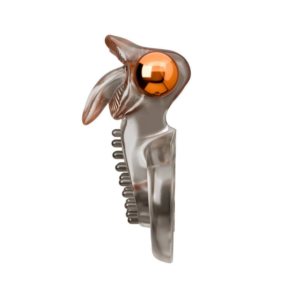 Stay Hard Vibrating Tonguey Cock Ring Set With Sleeve