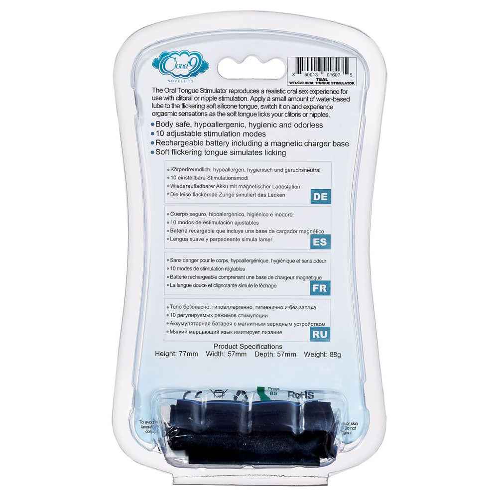 Cloud 9 Health & Wellness Flutter-Oral Tongue Simulator Plum
