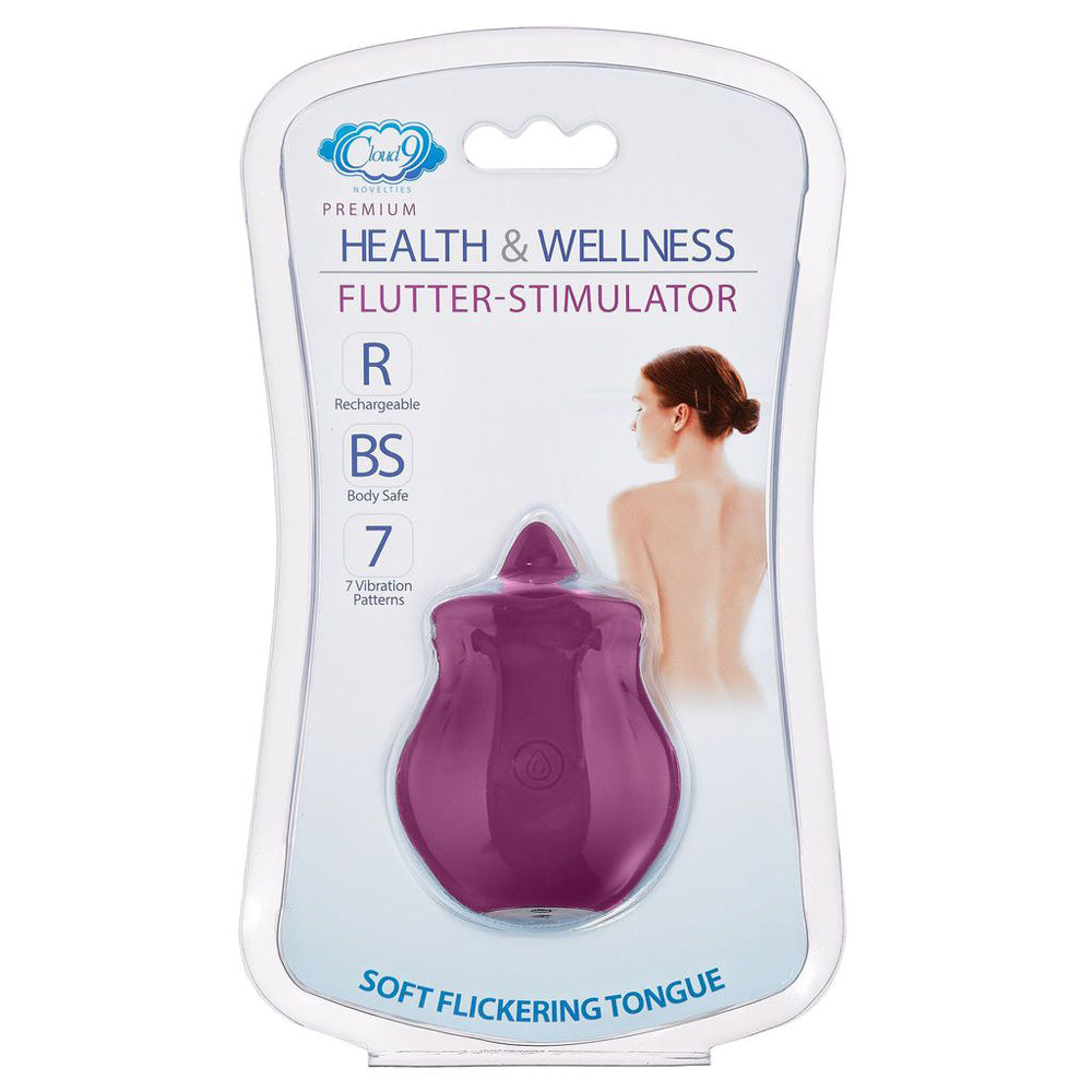 Cloud 9 Health & Wellness Flutter-Oral Tongue Simulator Plum