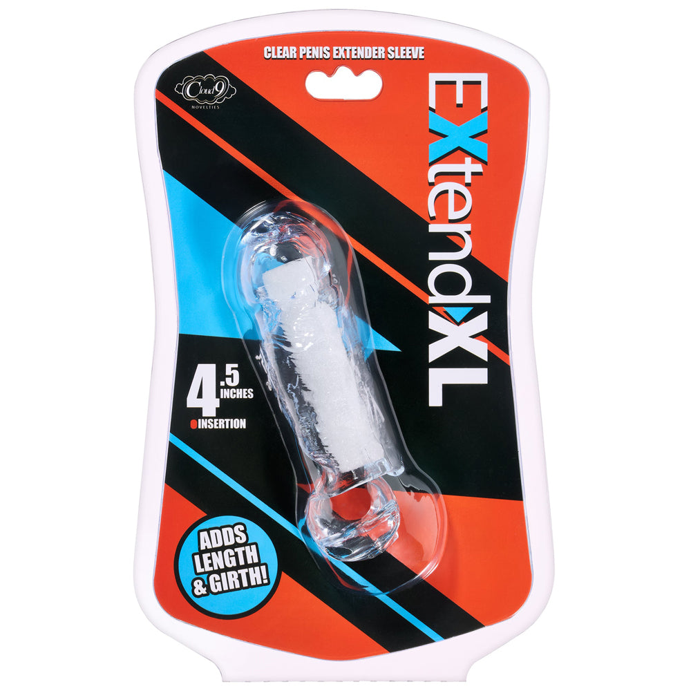 Cloud 9 Clear Round Penis Sleeve 4-1/2"