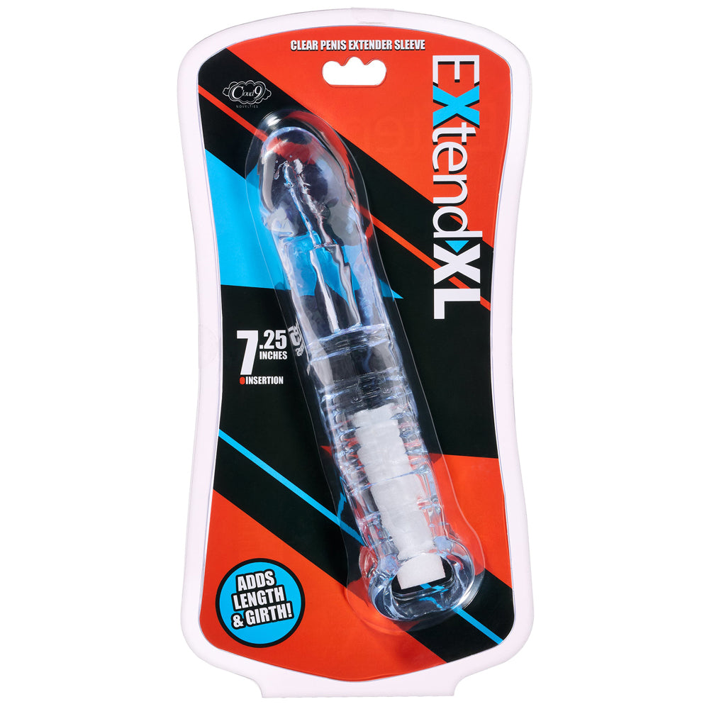 Cloud 9 Clear Penis Sleeve 7-1/4"