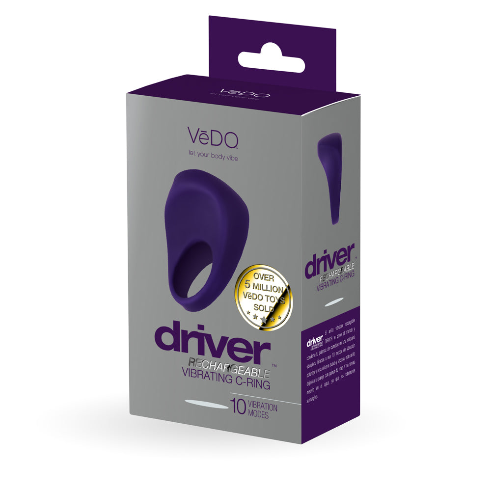 Vedo Driver Rechargeable Vibrating C-Ring