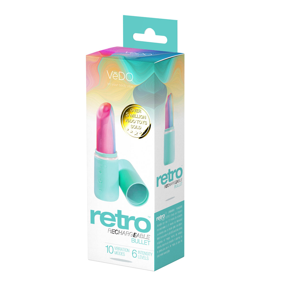 Vedo Retro Rechargeable Bullet Turquoise