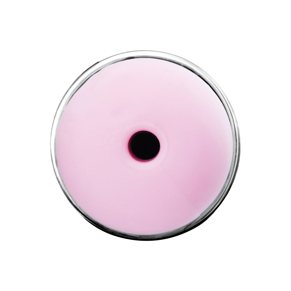 Jerk Masturbation Sleeve Black With Pink Sleeve