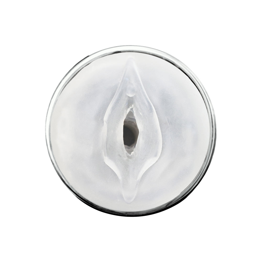 Jerk Masturbation Sleeve Black With Clear Sleeve