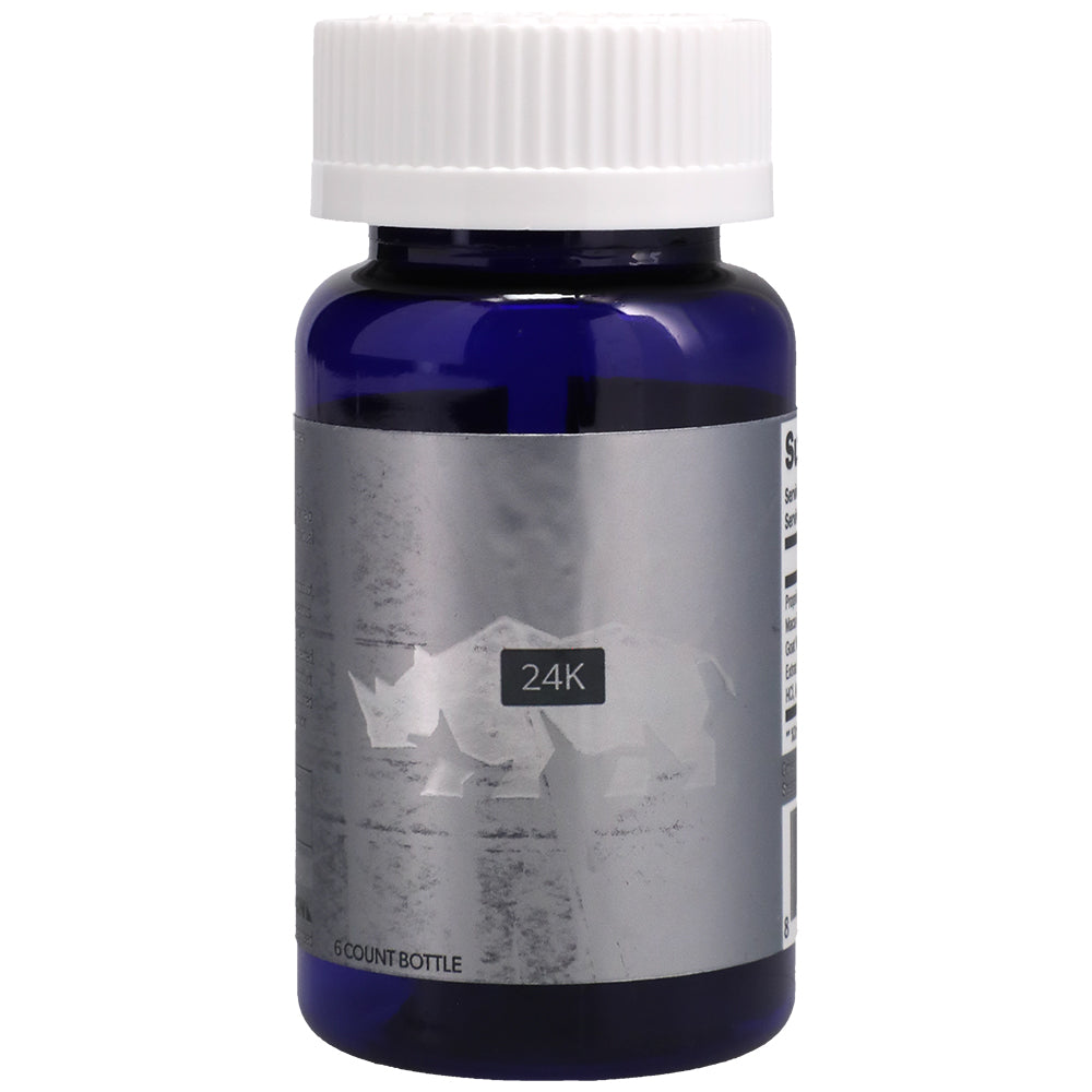 Rhino Platinum 24K Bottle Capsules 6 Ct DJ