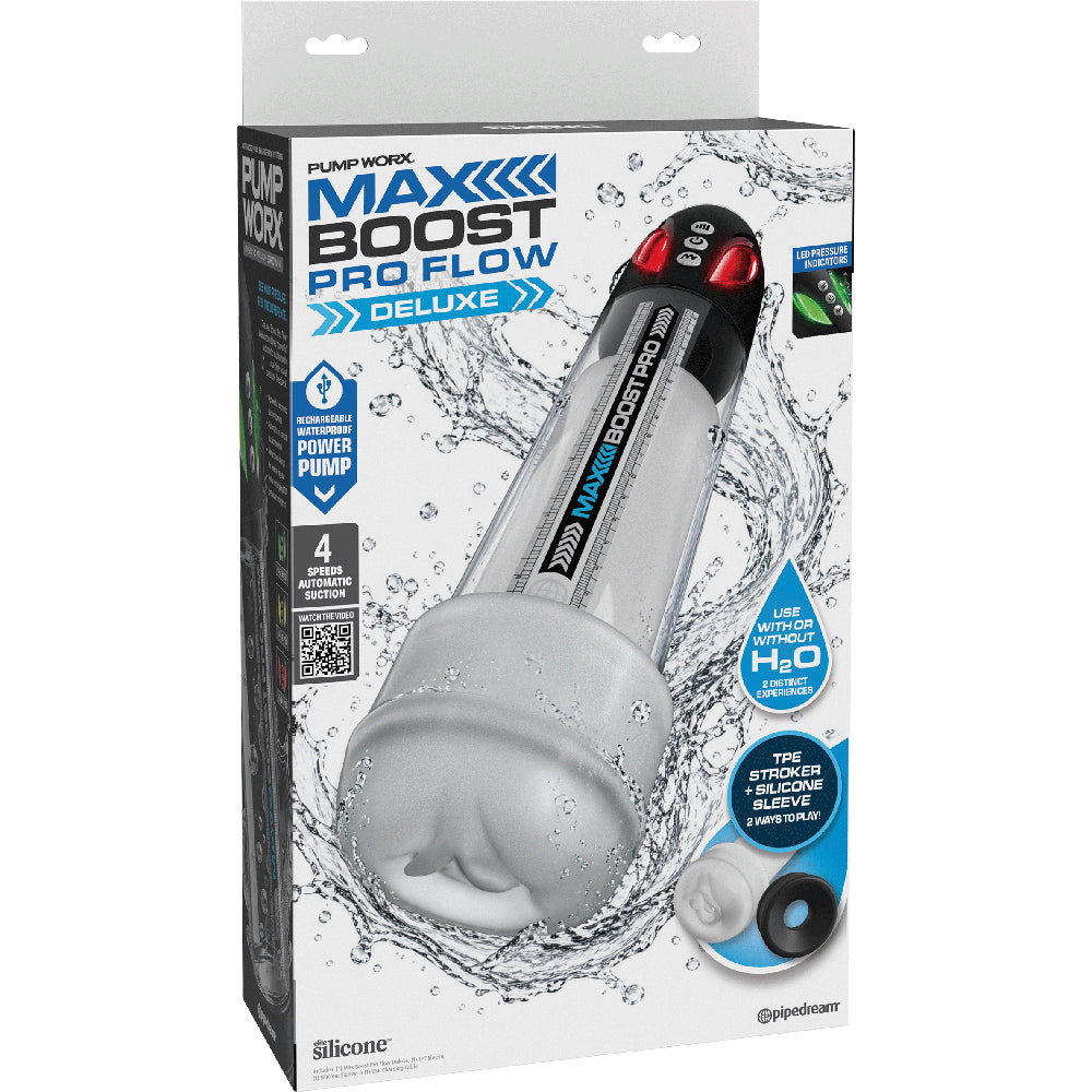 Pumpworx Maxboost Pro Flow Deluxe Kit Black
