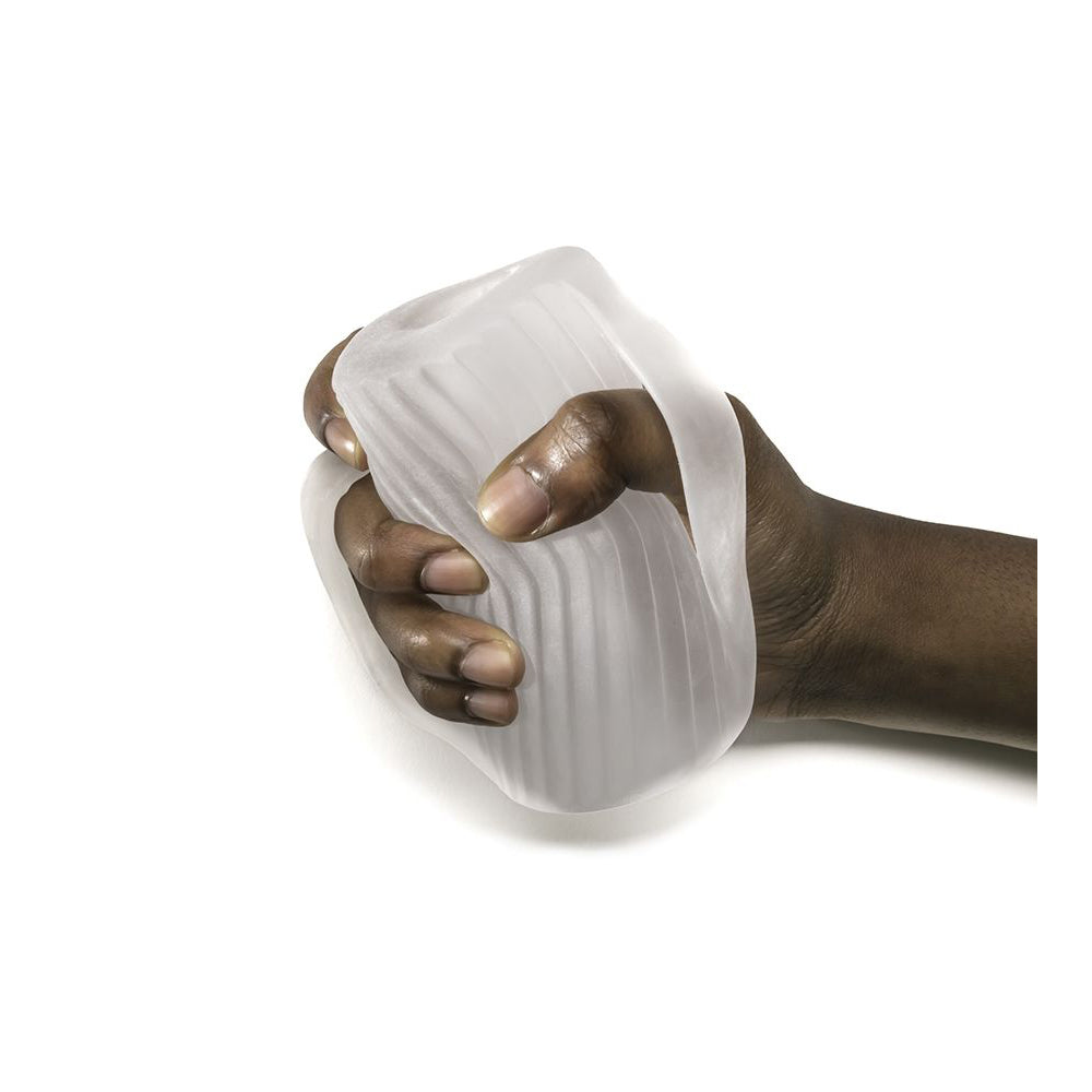 Perfect Fit Male Masturbator W/Grip Clear