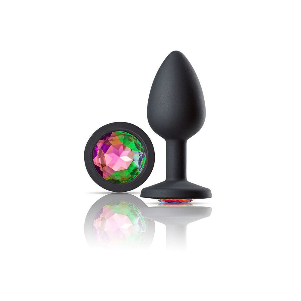 Cloud 9 Gems Black Silicone Anal Plug Small