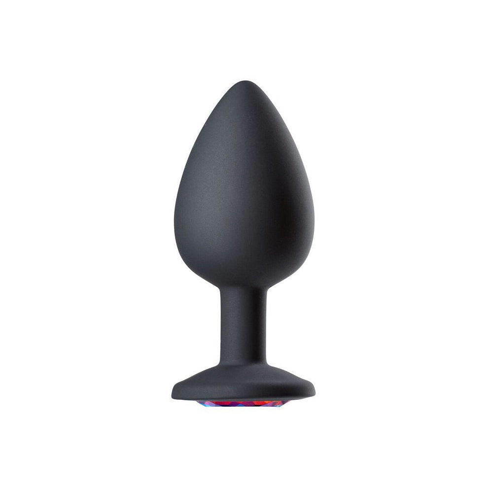 Cloud 9 Gems Black Silicone Anal Plug Large