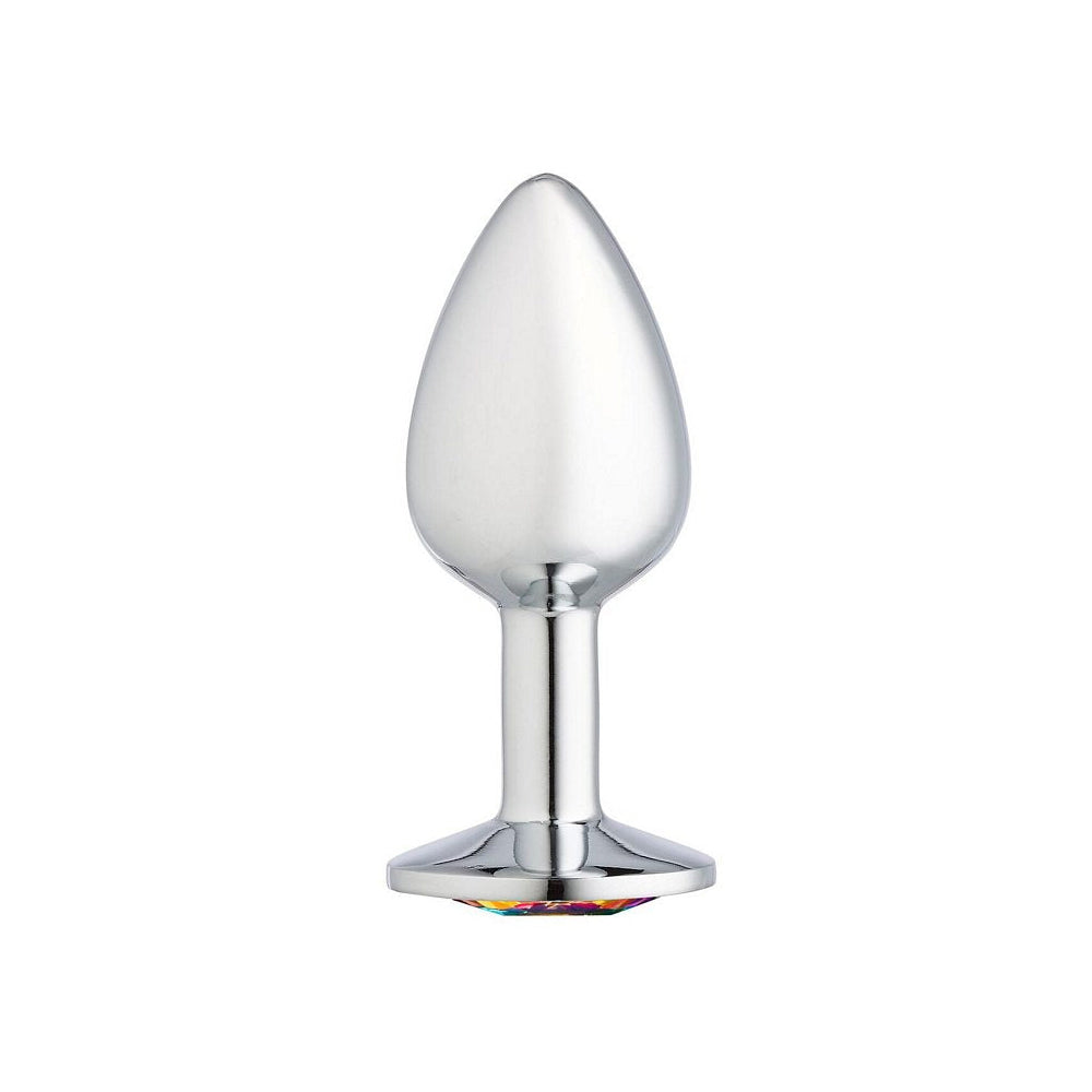 Cloud 9 Gems Silver Chromed Anal Plug Small