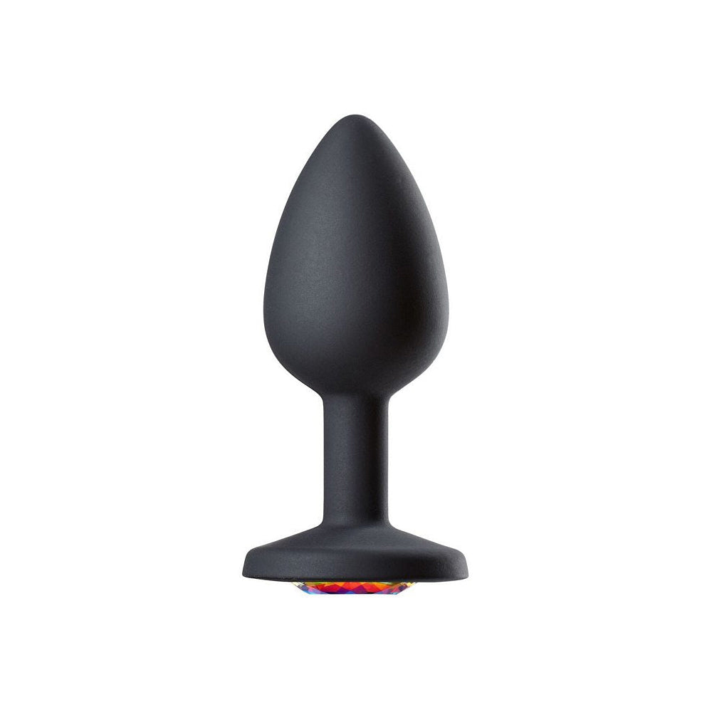 Cloud 9 Gems Black Silicone Anal Plug Medium