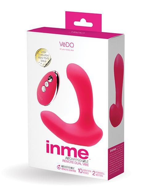 Vedo Inme Rechargeable Dual Vibe With Remote