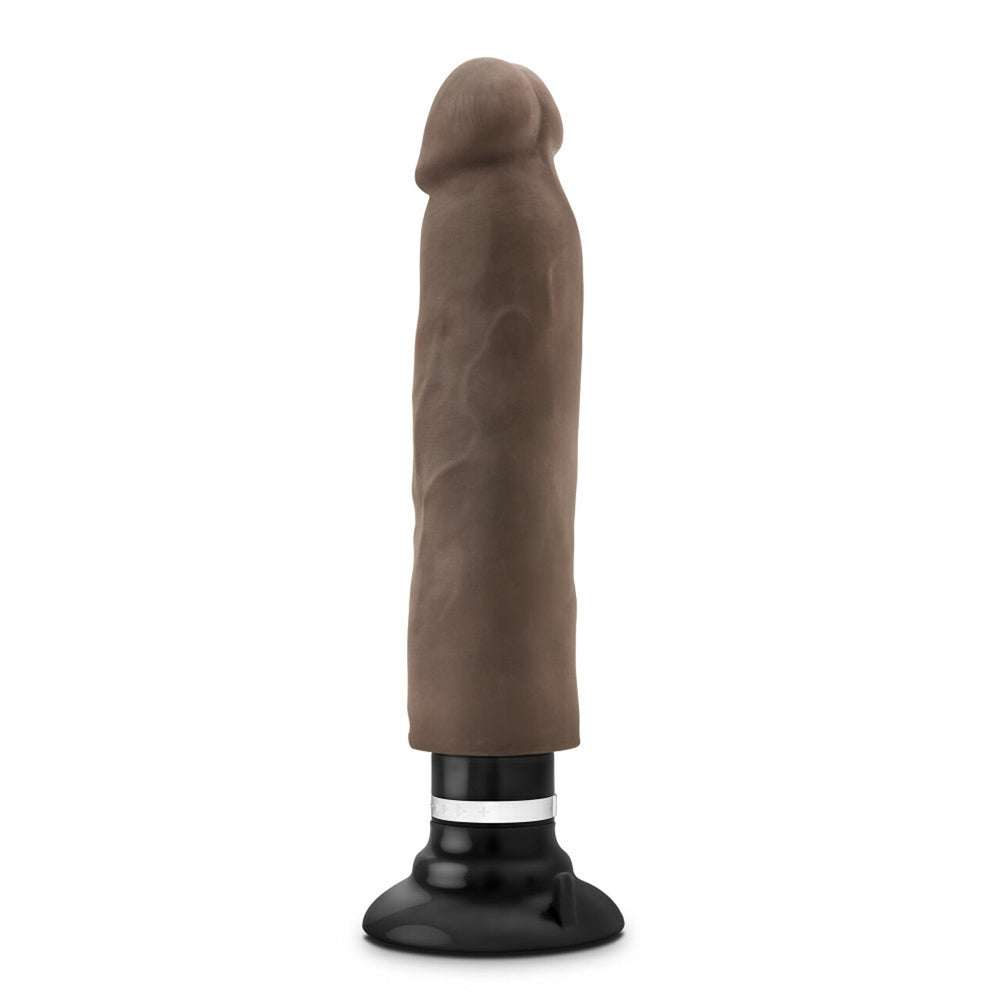 Au Naturel 11" Sensa Feel Magnum Vibrating Dong Chocolate