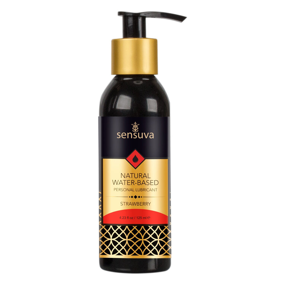 Natural Water-Based Personal Moisturizer Strawberry 4 oz. Bottle