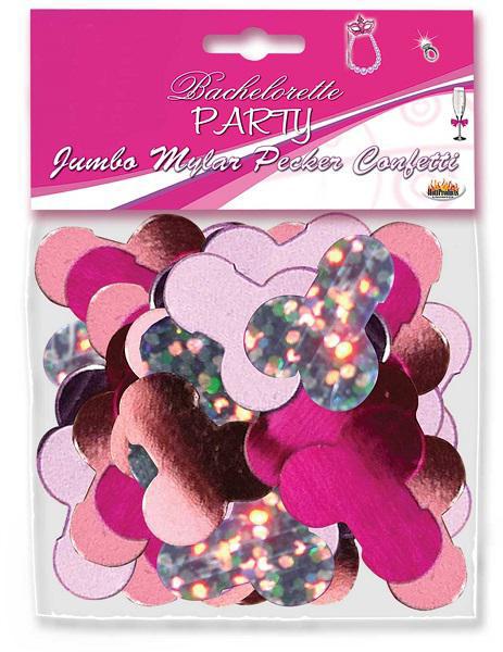 Jumbo Mylar Pecker Party Confetti