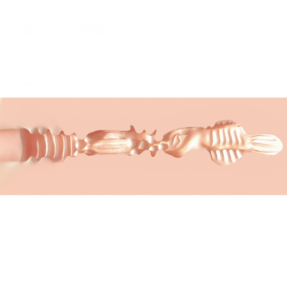 Xkin Raw Slitline TPE Large Masturbator 415G Flesh
