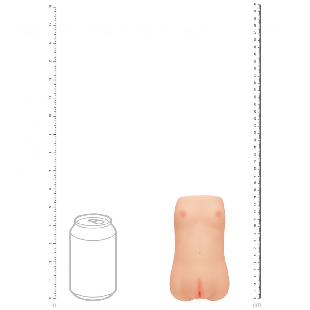 Xkin Raw Slitline TPE Large Masturbator 415G Flesh