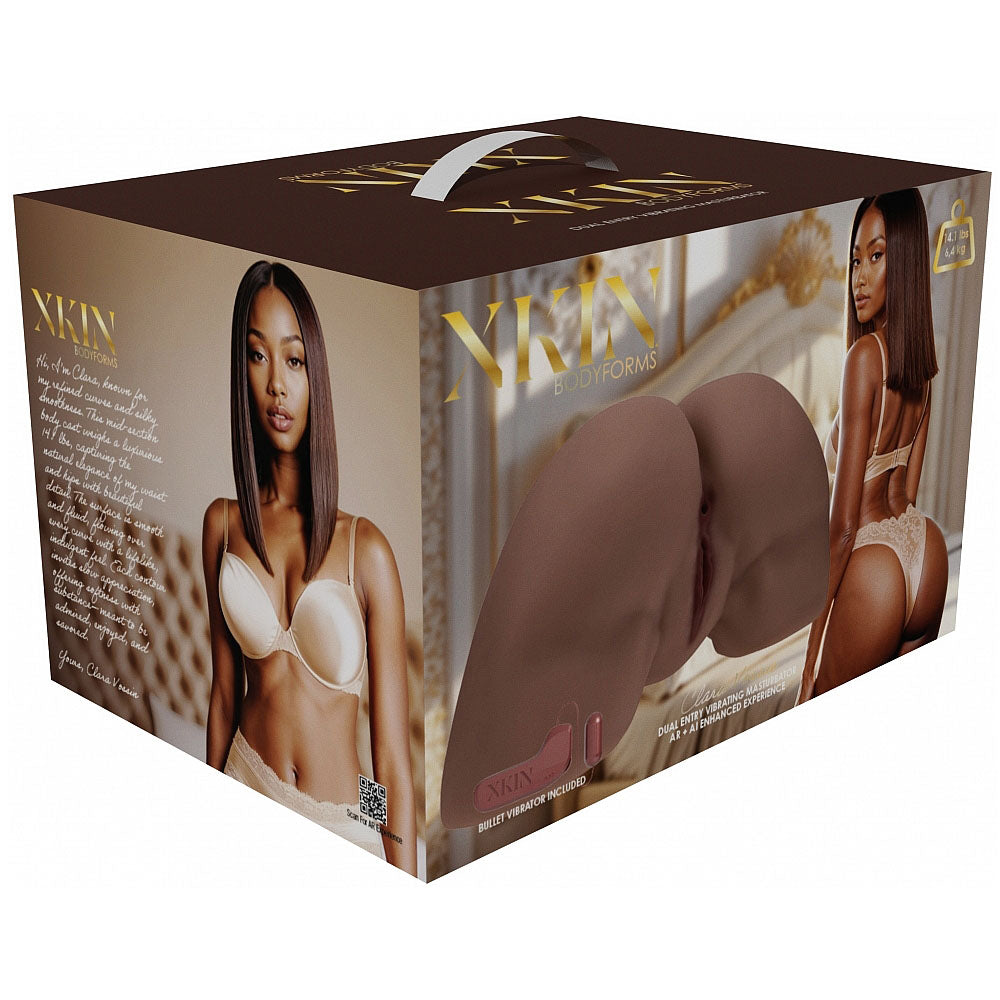 Xkin Clara Vossin Bodyforms Masturbator 14.1 lbs Brown